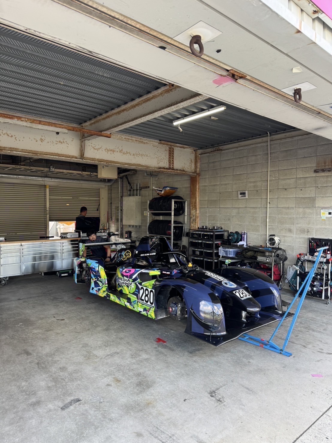 2日間のKRCサポートのv-Granzプライベートテストを岡山国際サーキットで開催!2025.9.4-9.5