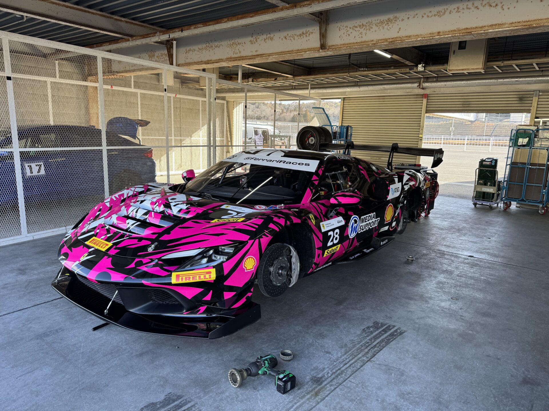 フェラーリチャレンジ開幕直前テスト走行 in 岡山国際サーキット